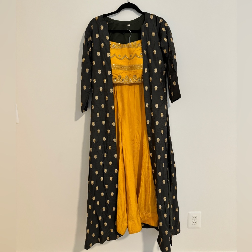 Indian crop top and palazzo set